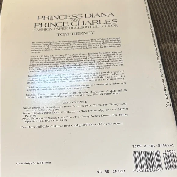 Royal Wedding Coloring and Paper Doll Books - Picture 12 of 16